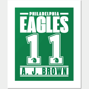 Philadelphia Eagles A. J. Brown 11 American Football Posters and Art